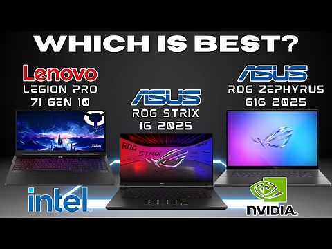 Legion Pro 7i Gen 10 Vs Rog Strix 16 2025 Vs Rog Zephyrus G16 2025 | High Performance Under $3500
