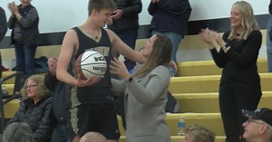 Caledonia celebrates milestones nights for Klugs, Sorenson