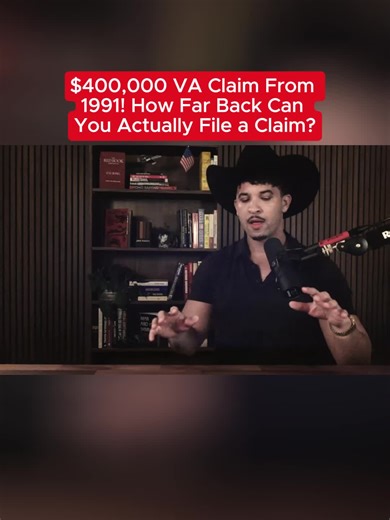 $400,000 VA Claim From 1991! How Far Back Can You Actually File a Claim? #VeteranTips #veteransbenefits #VAclaims #VeteranSupport #vadisability