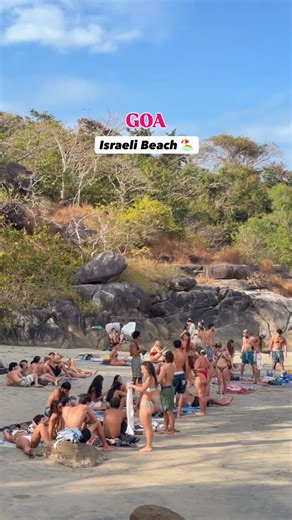 Goa Moments on Instagram: "Israeli Beach in Goa 😍✅ #goa #israeli #beach #russian"