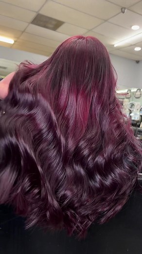 Plum Red Hair Transformation | Styling Tips & Colours
