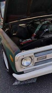 1969 Chevy C10 Detroit diesel #antique #automobile #shorts