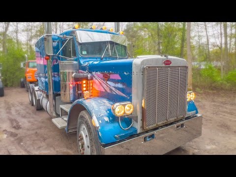 Peterbilt 359 lights up like a Christmas after decades of neglect! Pt.6