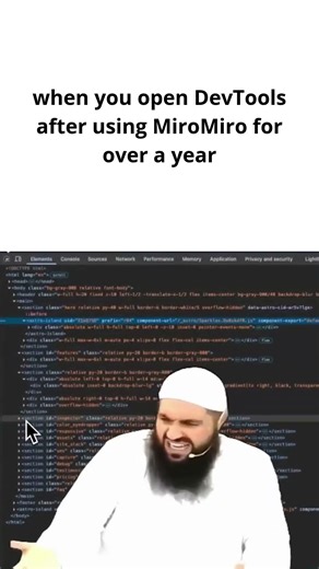 When You Use Chrome DevTools After Using MiroMiro #css #webdevelopment #frontenddeveloper