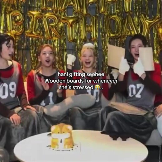 Hani Surprises Seohee with Playful Face Gesture — K-pop Reaction Clip