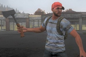 Chopping down trees and crafting bows in H1Z1