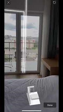 Scanning a room with Live Home 3D Room Scanner that uses Apple’s RoomPlan framework #shorts