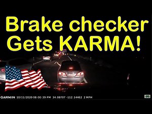 A Day in The Life of an American Truck Driver - Road Rage, Brake Check, Car Crash, Instant Karma USA