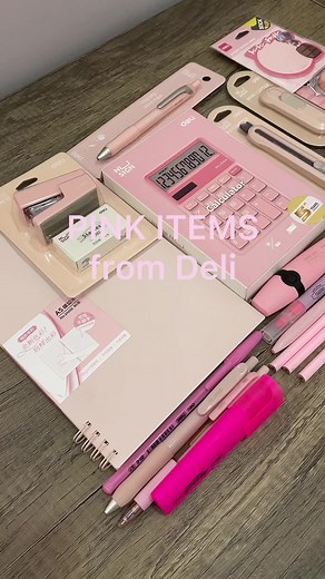 Pink Deli Stationery Supplies and School Supplies