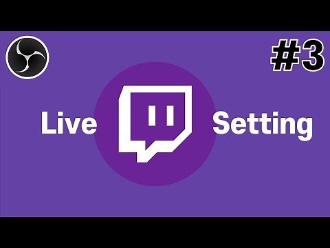 OBS 강좌 #3 - 트위치 방송 설정