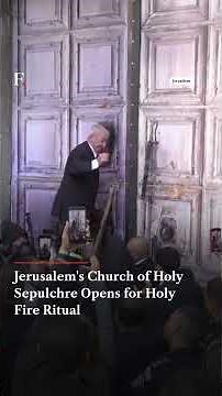 Holy Fire Ceremony Begins at Jerusalem’s Church of the Holy Sepulcher | Firstpost News | N18G