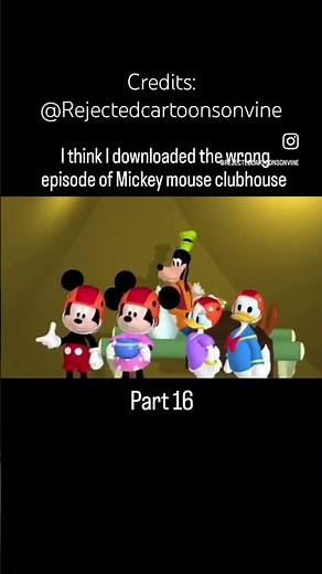 another funny mickey mouse reel (NOT MINES!) #shorts #entertainment #fyp