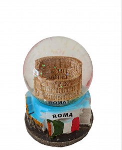 Glass Snow Globes Souvenirs Rome Colosseum St. Peter's... - Etsy UK