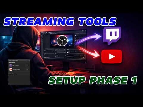STREAMING Journey – PHASE 1: OBS Multistream Setup (Twitch + YouTube + Multi-Chat + Bot)