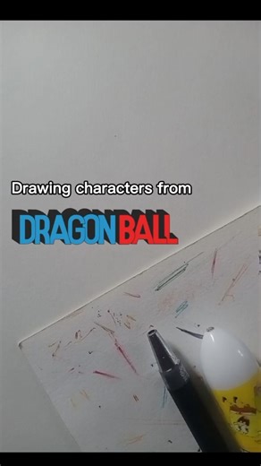 Drawing characters from DB #art #shorts