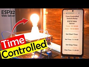 Time controlled Swtich using ESP32 Web Server and DS3231 RTC