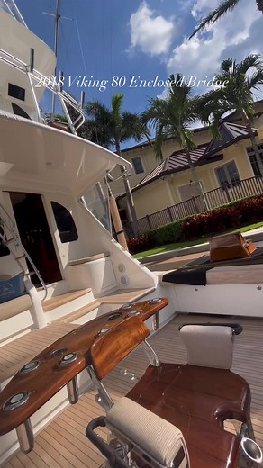 4.7K views · 177 reactions | Take a look around onboard this 2018 Viking 80 Enclosed Bridge “Auspicious” This one owner Viking 80 EB “Auspicious” is in exceptional condition. All maintenance is current and performed by the Viking yard annually. If you’re interested in S/F yacht in this size range, Auspicious is a must see! Asking $6,595,000 | Galati Yacht Sales | Facebook
