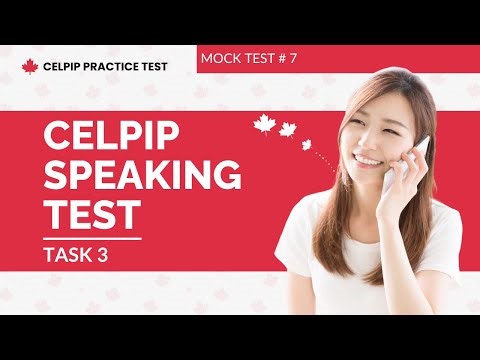 CELPIP Speaking Task 3: Describing a Scene Sample Question with Answers (Mock Test #7)