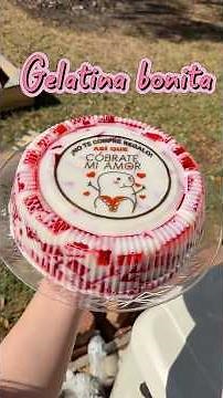 I'll show you how to make this pretty gelatin ❤️ #dessert #gelatin #recipe #jello #valentinesday ...