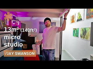 Live-work under loft bed in 13m2 Paris micro-studio