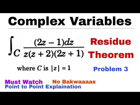 18. Residue Theorem | Concept & Problem 3 | Complex Variables | Most Important