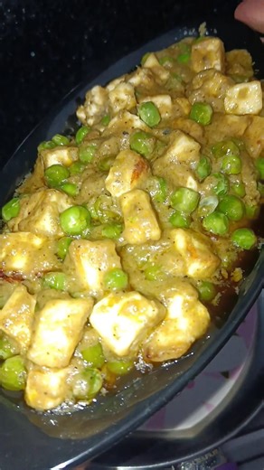 Shahi Matar Paneer: Restaurant Style✨ #rubyrecipe #food #shortvideo