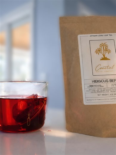 Not a fan of coffee? Try our loose leaf tea! 🌺 Health Benefits of Hibiscus Berry Tea 🌺Packed with antioxidants that help fight free radicals, supporting overall cellular health 🌺Naturally caffeine-free, making it gentle on the stomach. #fyp #tea