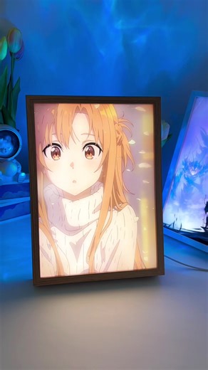 Asuna from Sword Art Online: Light Painting Art