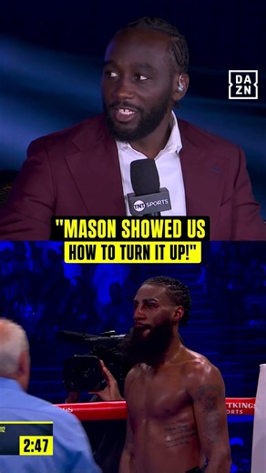 Terence Crawford was a big fan of Abdullah Mason’s win 👏🥇