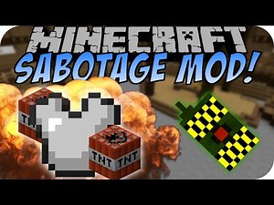 Minecraft SABOTAGE MOD (Troll Nahrung, Explosive Rüstung) [Deutsch]