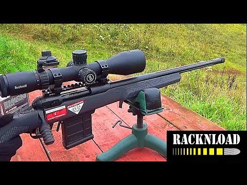 Savage 110 Tactical .308 (RACKNLOAD RANGE TIME)