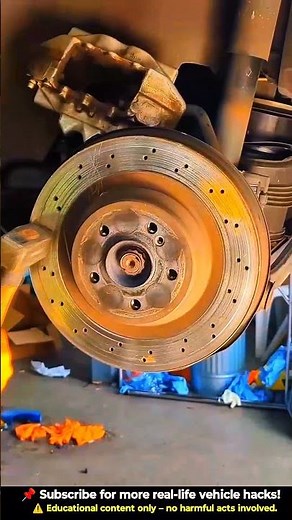 Brake Disc Removal & Replacement | Fix Noisy Brakes & Smooth Drive 🔧🚗 | The Make