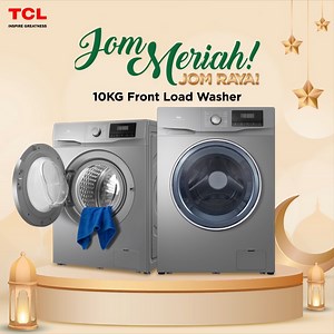 It's more powerful than you think! Get TCL's 10KG Front Load Washer come with Digital Inverter Motor to create a quieter and more powerful operating performance. Get it for your loved ones this festive season! Learn more: https://www.tcl.com/my/en/washing-machines/p6 #TCL #TCLMalaysia #InspireGreatness #Raya | TCL Electronics