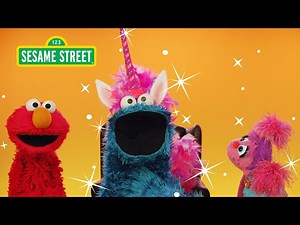 Elmo & Abby's Monster Makeover: Unicorn Cookie Monster | Sesame Street - Videos For Kids