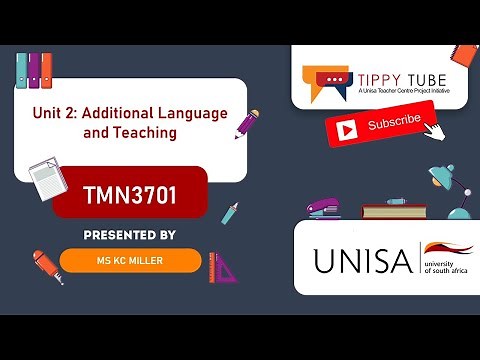 TMN3701: Learning Unit 2 - Additional Language and Teaching by Ms KC Miller