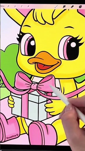 Free Printable Coloring Page 💕 | iPad Digital Coloring for Kids