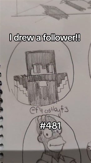 1.2K views · 23 reactions | What should I draw next? 樂 #draw #minecraft #simpsons #beginneeartist #manga #akknight | AK Knight | Facebook