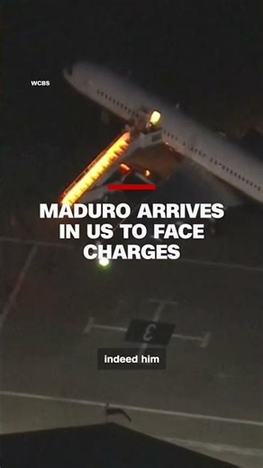 Maduro arrives in US to face charges