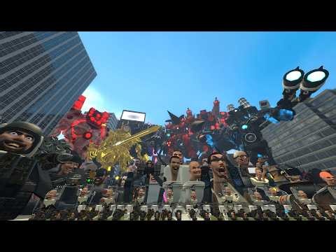 ALL SKIBIDI TOILET 1 - 79 BOSSES vs TITAN CAMERAMAN, TV MAN & SPEAKERMAN - In Garry's Mod!