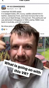 Singapore spec VR #holden | CommodoreMan