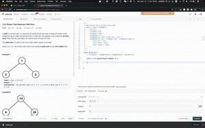 124 Binary Tree Maximum Path Sum