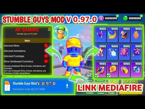 Stumble Guys Mod Apk v0.97 Latest Version 2026 - Unlock All Skins & Emot Abilities