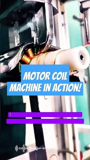 How Electric Motor Coils Are Made – Precision Winding by Smart Machines!"
