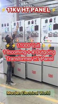 ⚡11000 Volt HT VCB Panel ⚡#electrical #electricalsubstation #schneider ‪@DineshKumar1Di‬ ‪@11KV‬