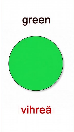 English-Finnish dictionary. Colors. Värit.
