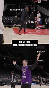 Rui vs Luka | BFF Half-Court Competition | Los Angeles Lakers