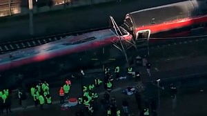 Aerial footage shows aftermath of fatal Spain train crash that has 'baffled' investigators