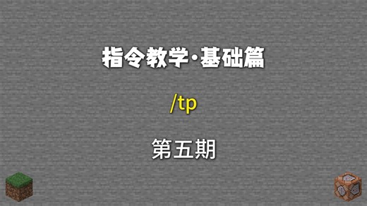 指令教学第5期：/tp