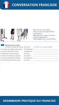 conversation francaise pour debutant #shortvideo ||Anglais et Français à la Loupe ||