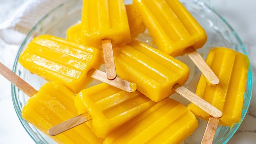 Easy Mango Popsicles - Vegan, Gluten-Free, No Refined Sugar!